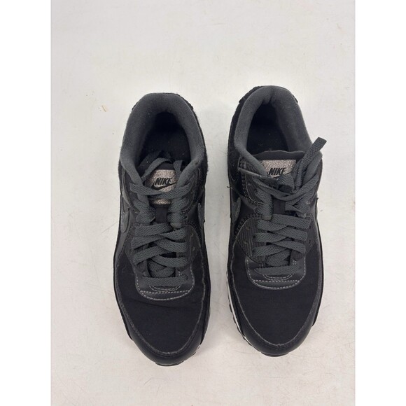 Nike Air Max 90 Leather Black White Womens Shoes Size 7.5 DC9445-001 - Picture 4 of 6